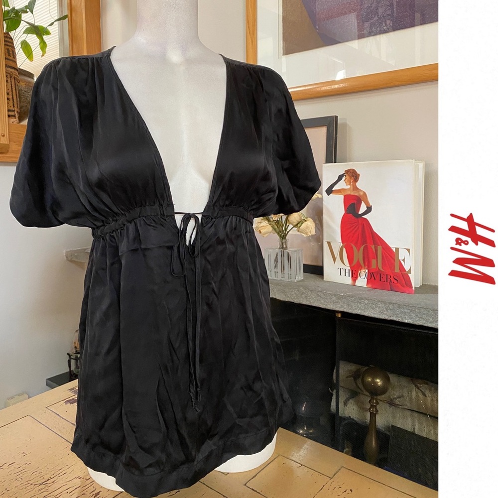 H&M 100% Silk Blouse